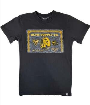 Blvd Supply Co. Tree Life Gang Graphic Crewneck T-Shirt